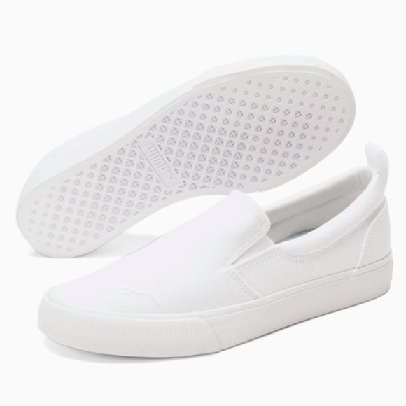 Puma Women's White Slip-On Sneakers - Picture 5 of 5